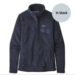 Women’s Black Patagonia Snap-T Fleece Pullover